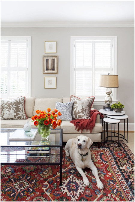 trong ngôi nhà đẹp